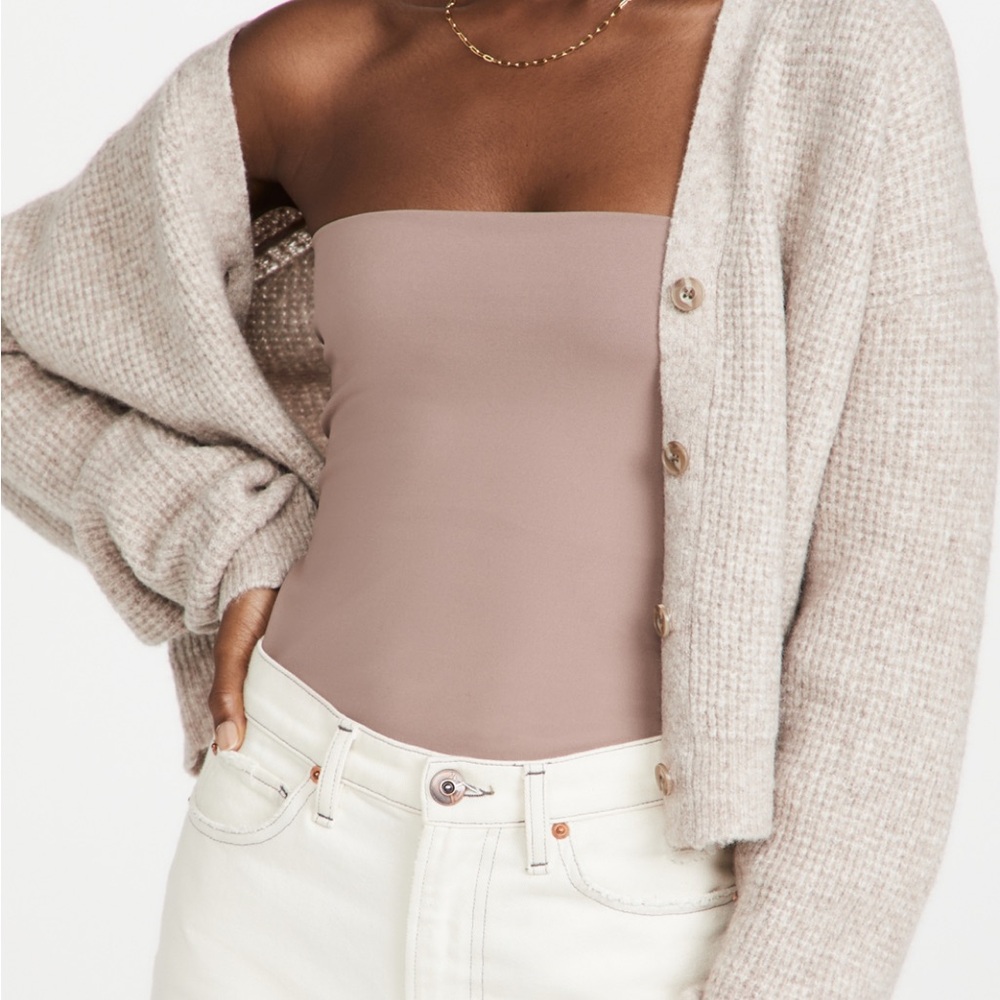 Susana Monaco tube top in coco size S NWT